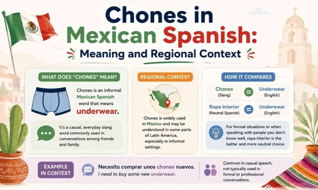 Chones in Mexican Spanish