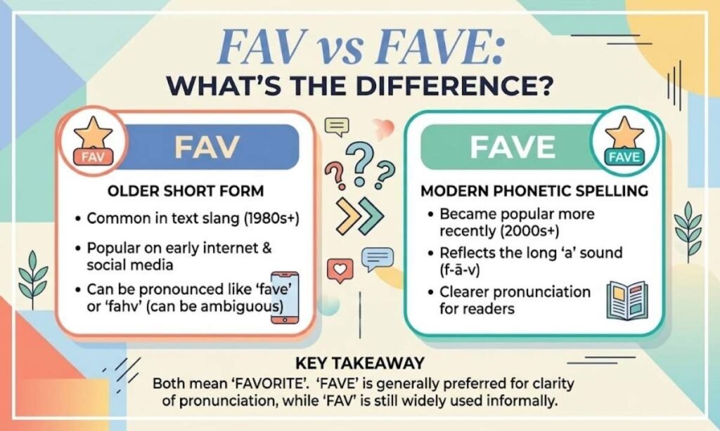 Fav vs Fave
