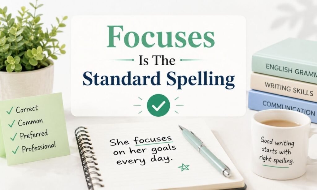 Focuses Is The Standard Spelling