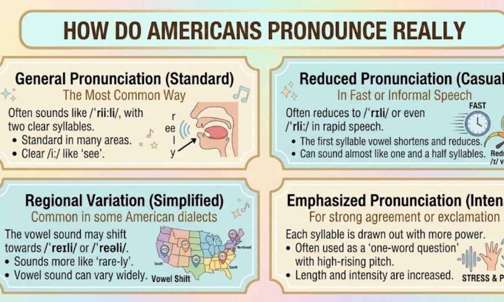 How Do Americans Pronounce Really
