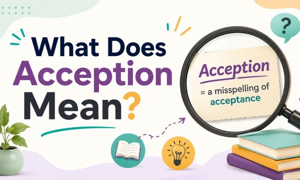 What Does Acception Mean