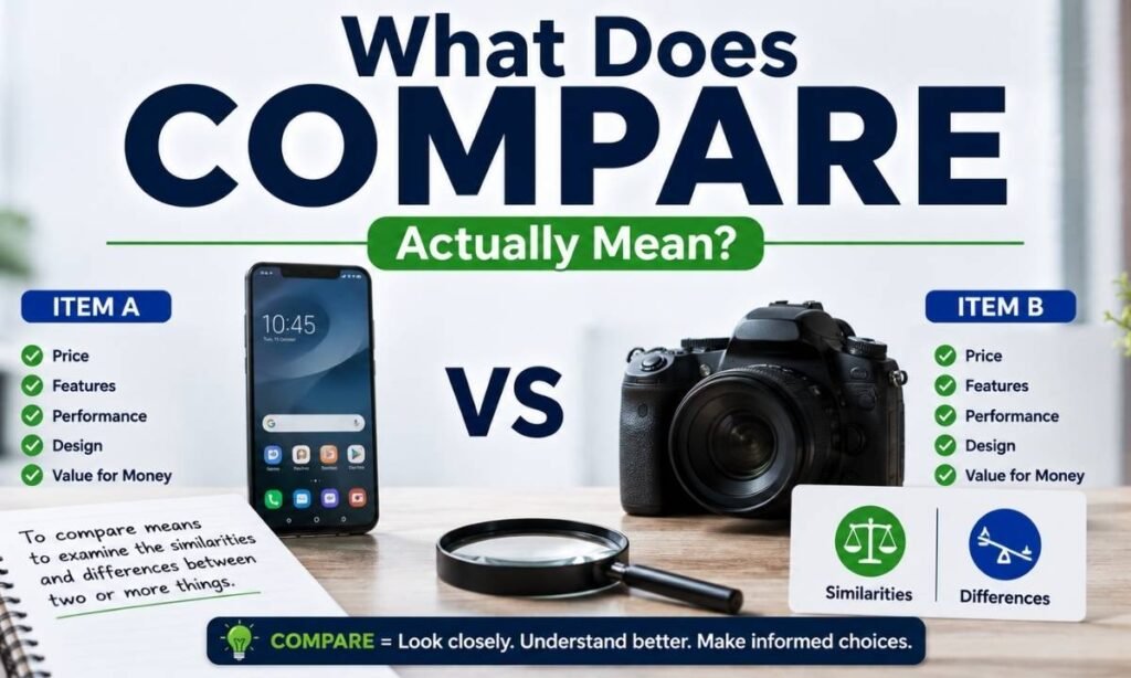 What Does Compare Actually Mean