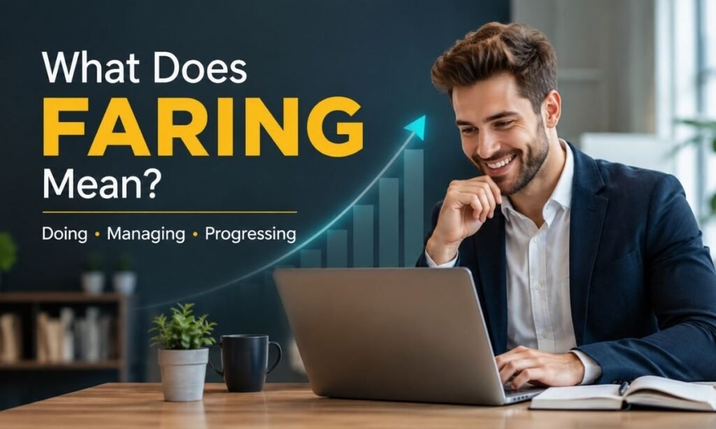 What Does Faring Mean in Everyday English