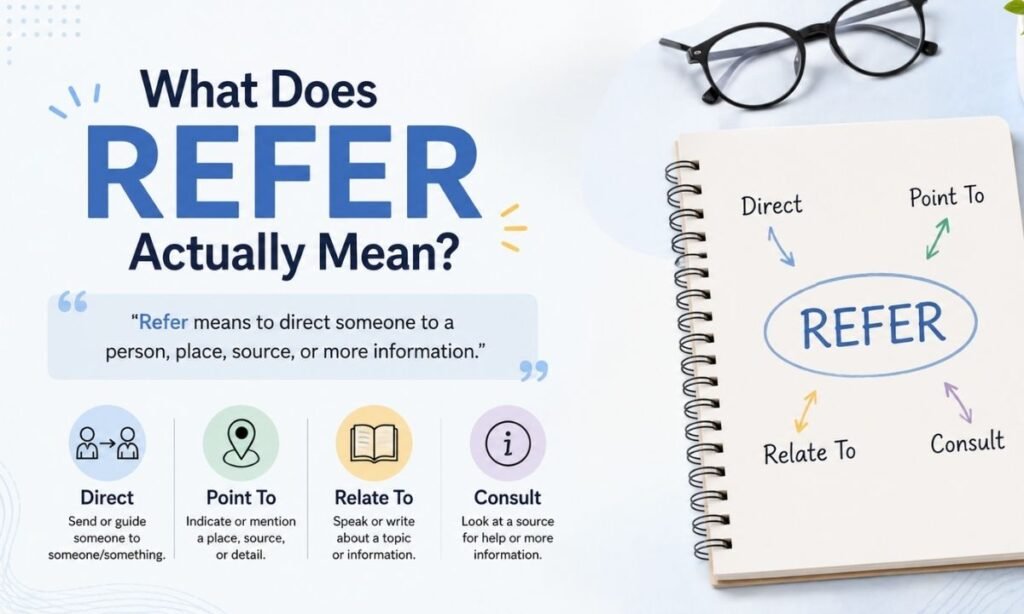 What Does Refer Actually Mean