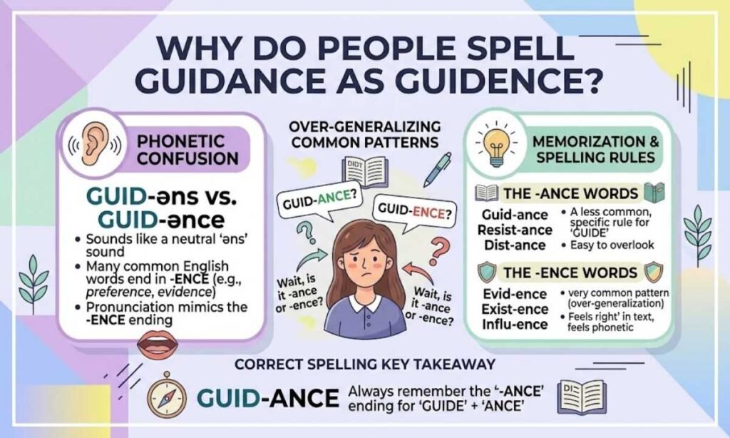 Why Do People Spell Guidance as Guidence