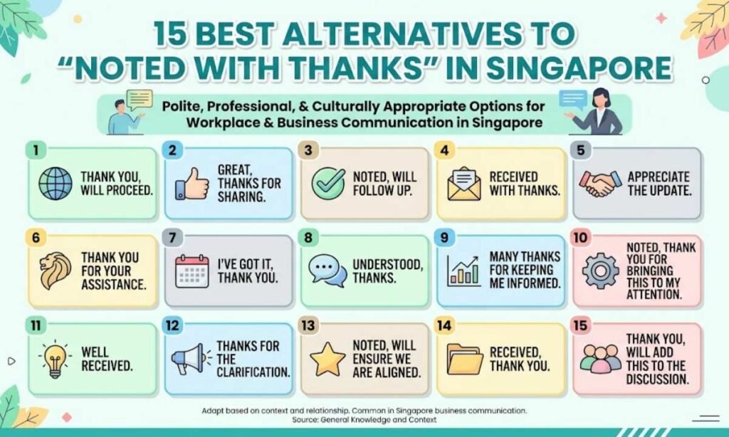15 Best Alternatives to Noted With Thanks in Singapore