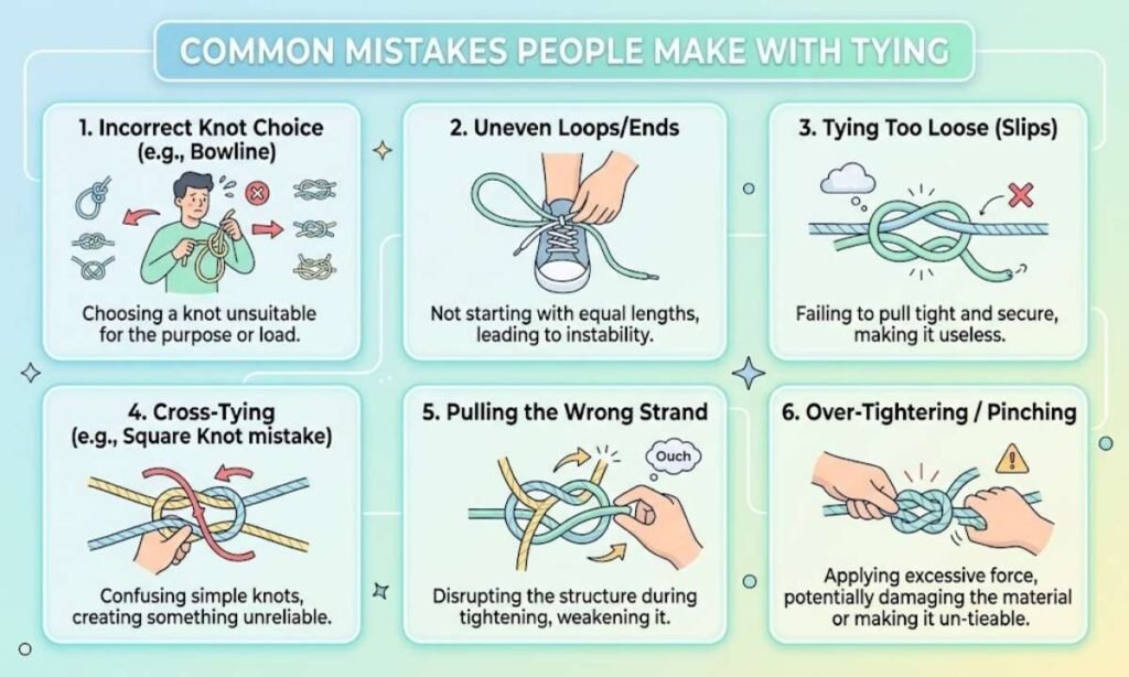 Common Mistakes People Make With Tying