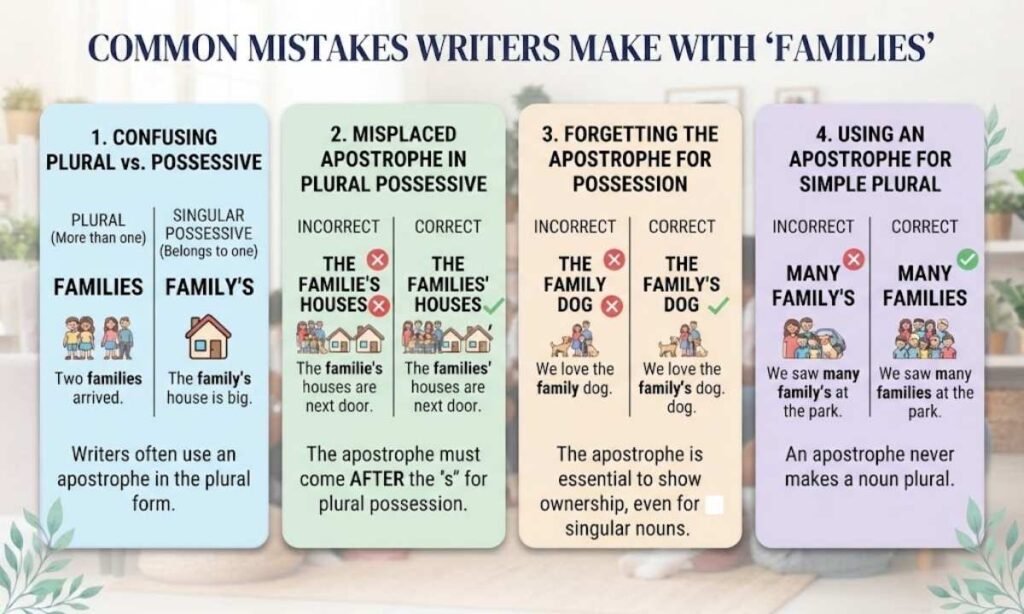 Common Mistakes Writers Make With Familys
