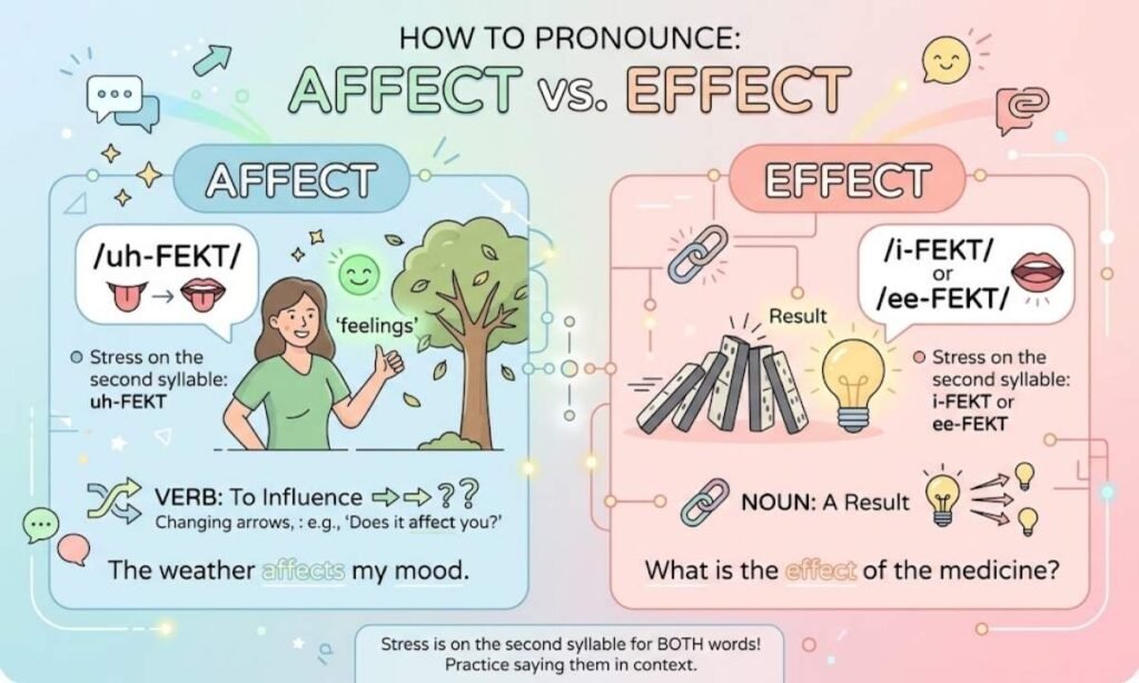 How to Pronounce Affect and Effect