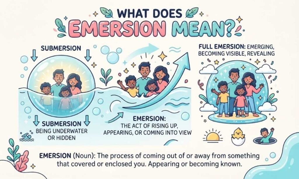 What Does Emersion Mean