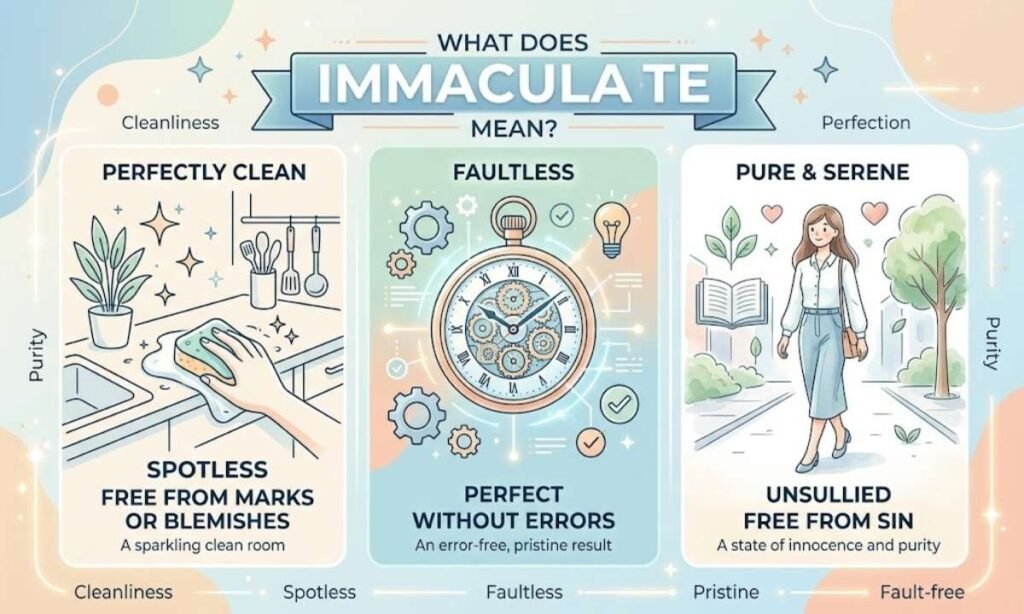 What Does Immaculate Mean