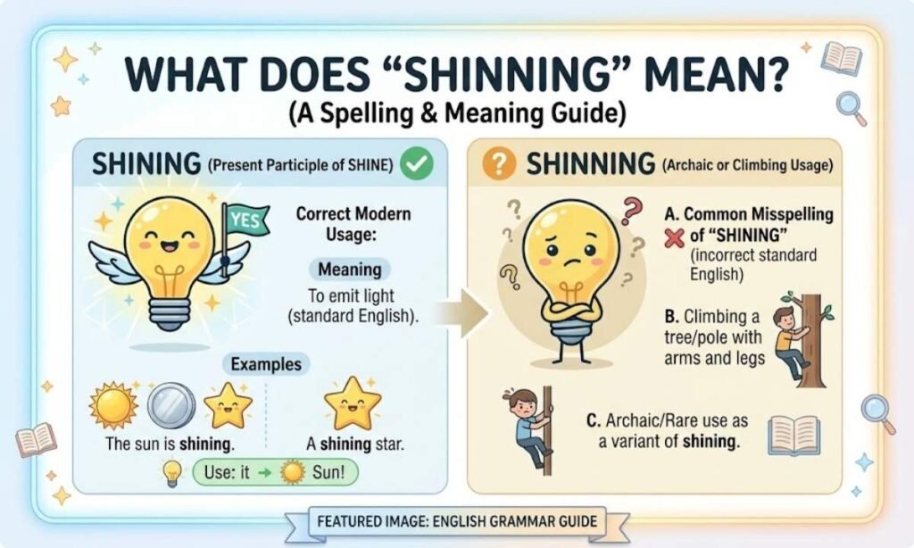 What Does Shinning Mean