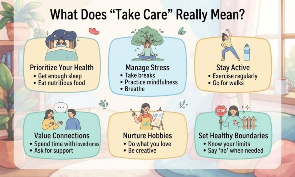 What Does Take Care Really Mean