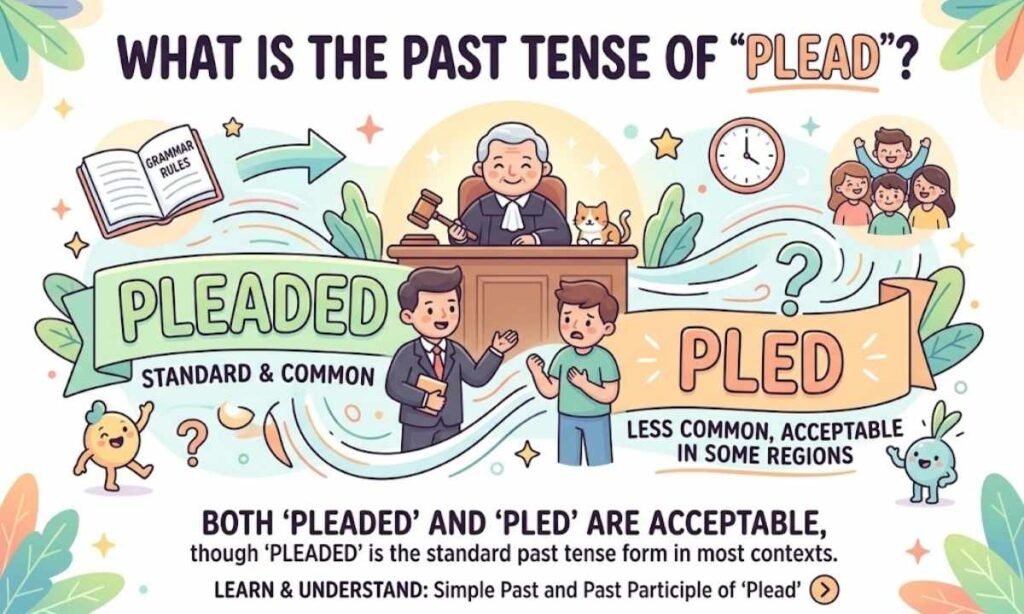 What Is the Past Tense of Plead