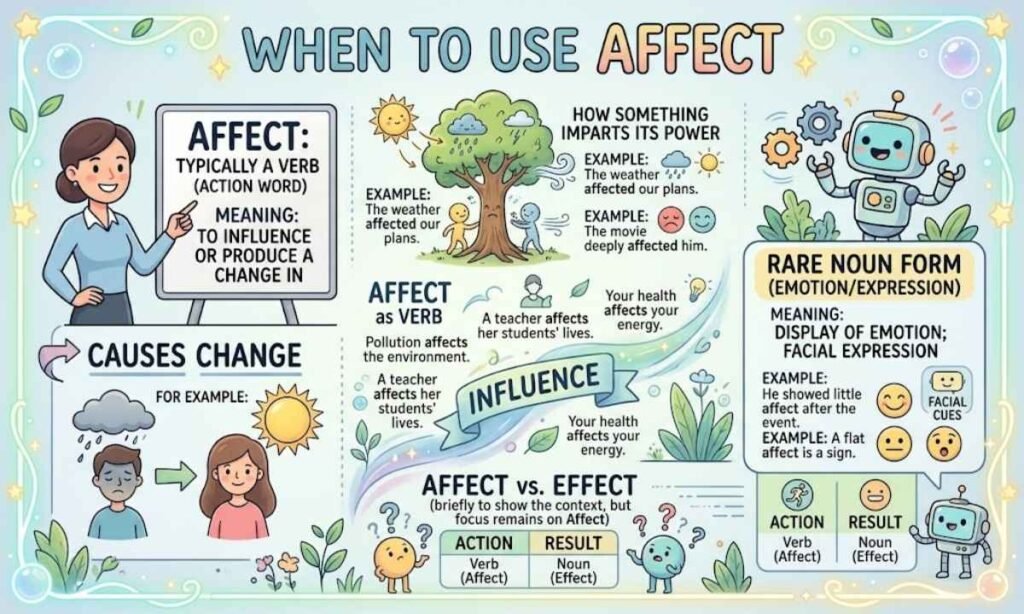 When to Use Affect