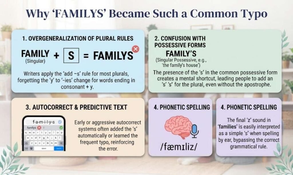 Why Familys Became Such a Common Typo