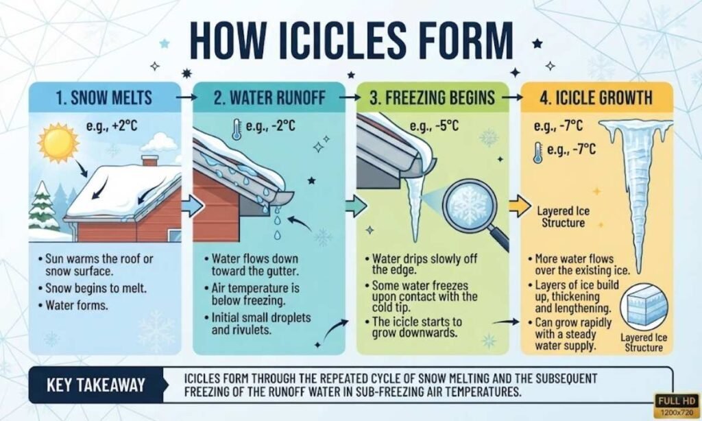 How Icicles Form