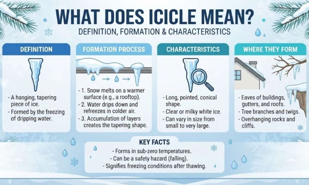 What Does Icicle Mean