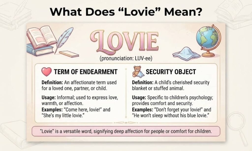 What Does Lovie Mean