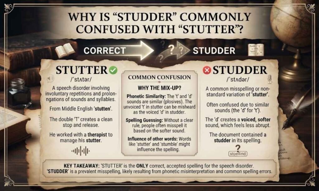 Why Is Studder Commonly Confused With Stutter