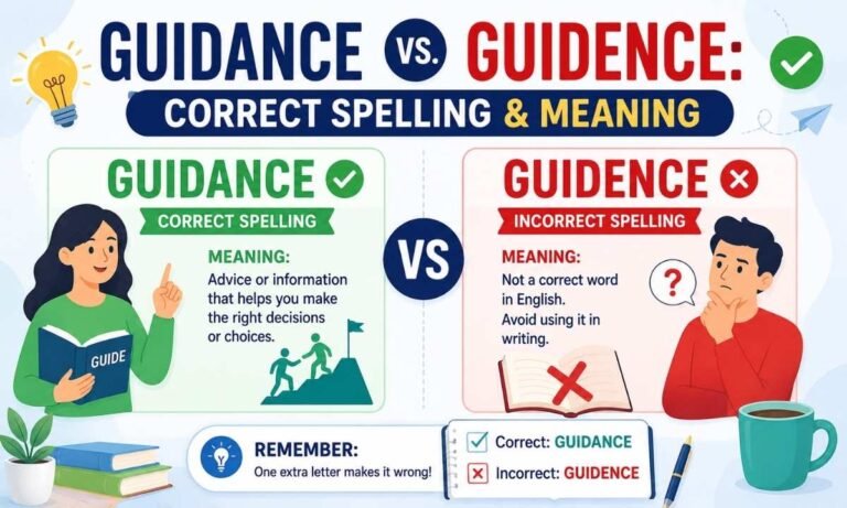 Guidance vs Guidence