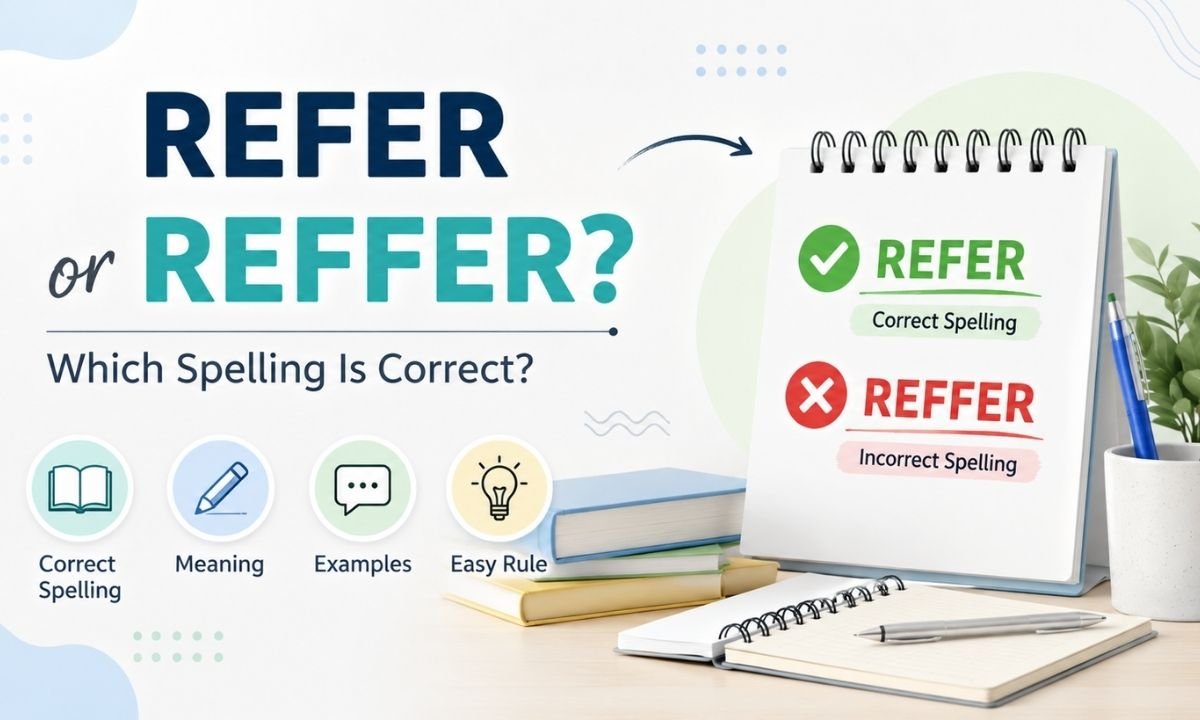 Refer or Reffer Which Spelling Is Correct