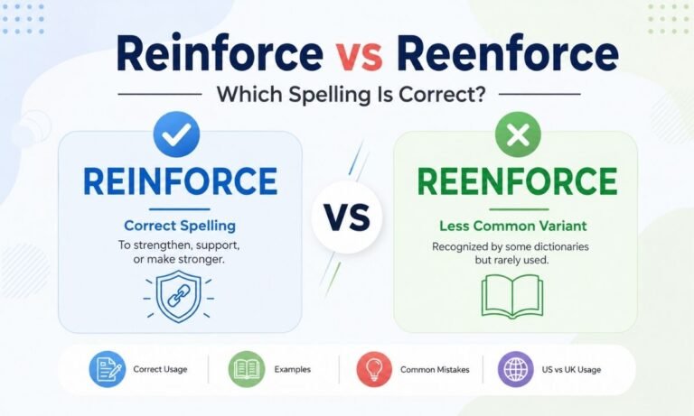 Reinforce vs Reenforce Which Spelling Is Correct