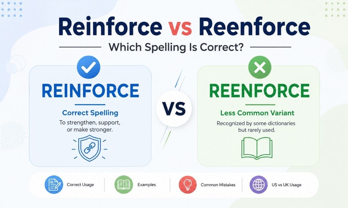 Reinforce vs Reenforce Which Spelling Is Correct