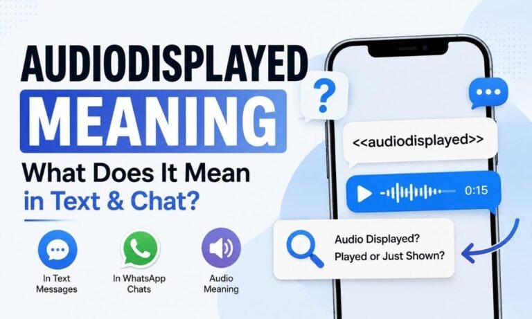 Audiodisplayed Meaning