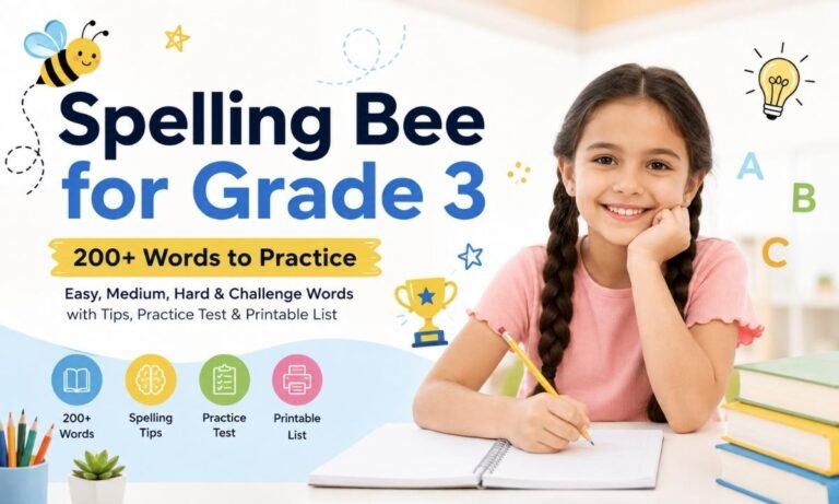 Spelling Bee for Grade 3