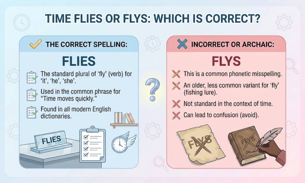 Time Flies or Flys Which Is Correct