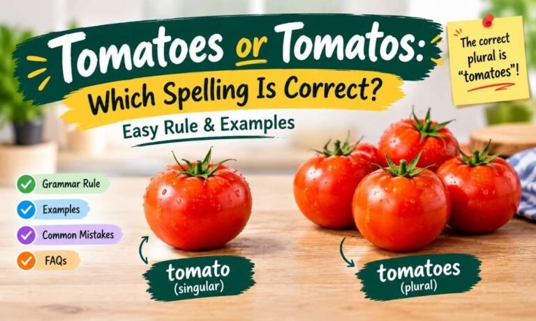 Tomatoes or Tomatos