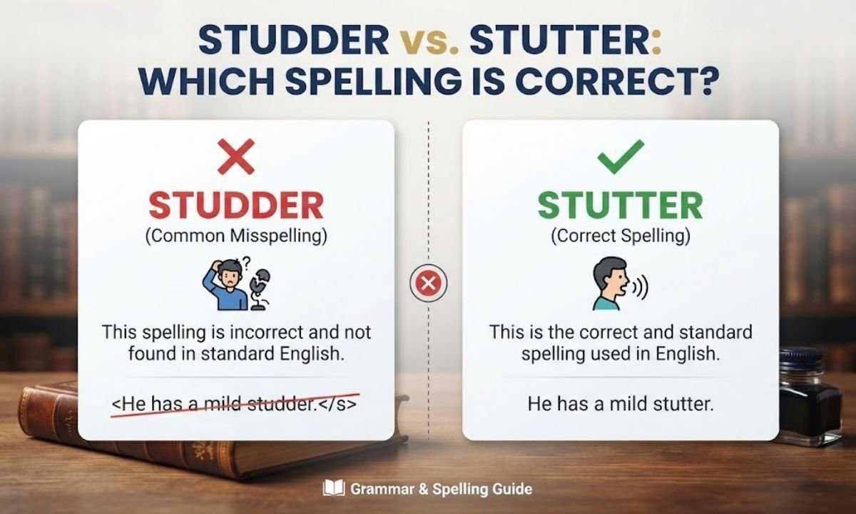 Studder vs Stutter